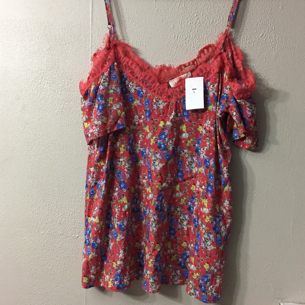 NEW With Tags Off / Cold Shoulder Tank Top